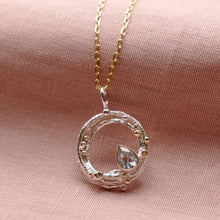 Load image into Gallery viewer, Aquamarine Universe Pendant