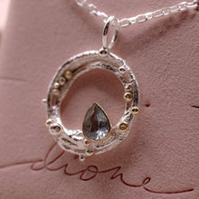 Load image into Gallery viewer, Aquamarine Universe Pendant