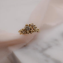 Load image into Gallery viewer, Salt and Pepper Diamond Granulated Ring
